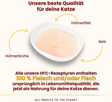 almo nature HFC Hydration Help Wet Cat Food - Kycklingsoppa och kycklingfiléer - Lämplig för mänsklig användning, Glutenfri, Monoprotein, 50 g, 24 stycken, 1,2 kg