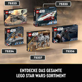 LEGO Star Wars At-Te Walker Mobilleksaksmodell Minifigur Set Inkluderar 3 Clone Troopers, Battle Droider och Dwarf Spider Droid 75337 Byggset Besuche den LEGO-Store