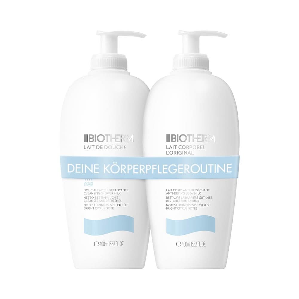 Biotherm Lait Corporel L'Original, Fuktgivande kroppslotion med plankton, 400 ml Kosmetika och skönhet Naty Shop Bodylotion 400 ml + Duschgel 400 ml Set