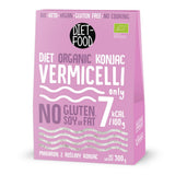 DIET-MAT ​​Ekologisk Shirataki Konjac Instant Rice, Lågkolhydrat, Lågkalori, Vegan, Fettfri, Sojafri, Glutenfri, Ketovänlig, Bantning, 300 gram