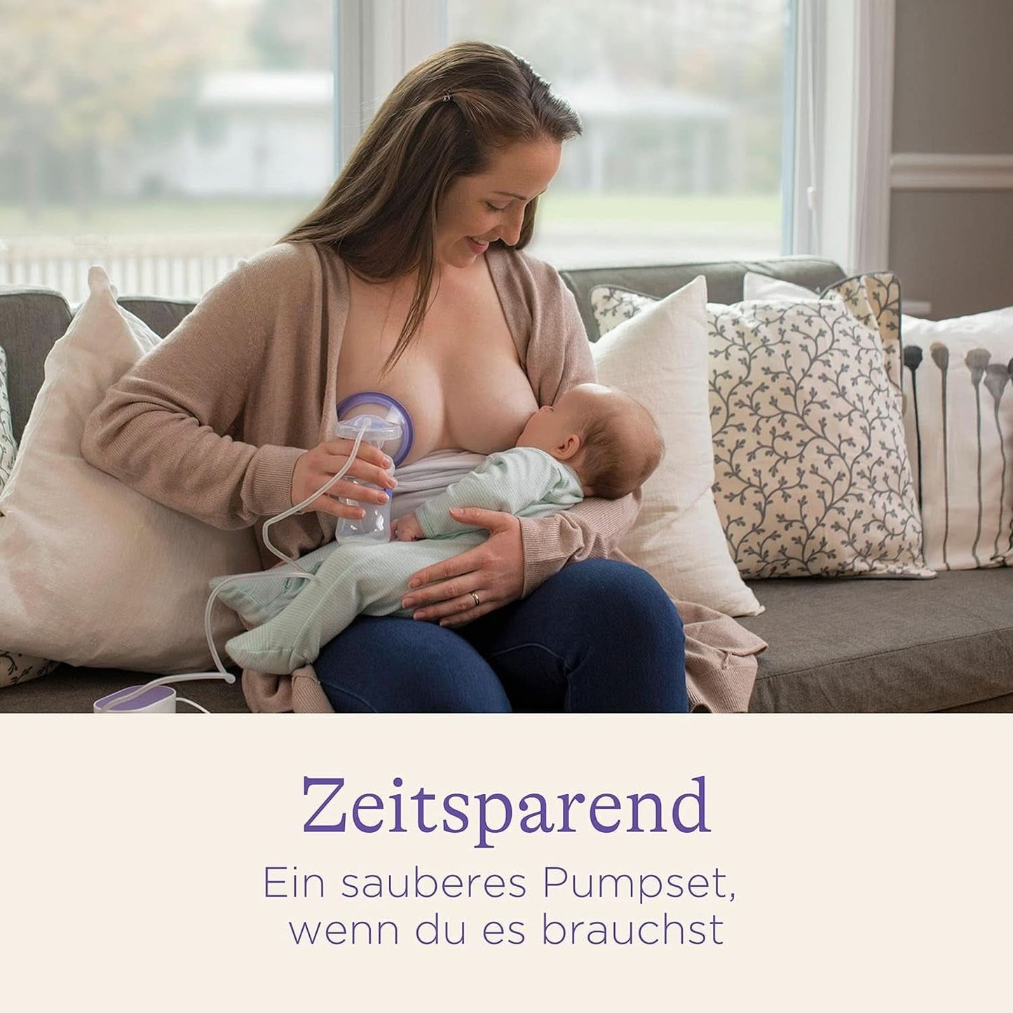 Lansinoh Pump Set - set med underhålls-/ersättningsdelar för elektriska bröstpumpar Tillbehör Mat och amning Bebe Naty Shop