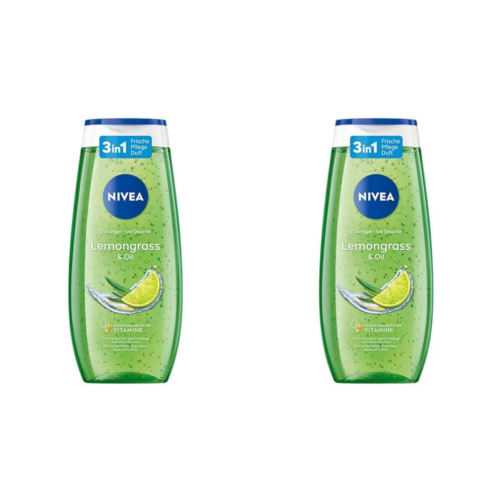NIVEA Lemon Grass And Oil duschtvål, 250 ml dusch och bad Naty Shop 2 st x 250 ml
