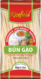 Ricefield Rice Nudlar, Vermicelli, 1,2 mm, Bun Gao (1 x 400 g)