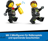 LEGO City Fire Ladder Truck - Leksaksbrandbil med 2 brandmansminifigurer för pojkar och flickor från 4 år - pedagogisk leksak - present till förskolebarn 60463 Byggset Besuche den LEGO-Store