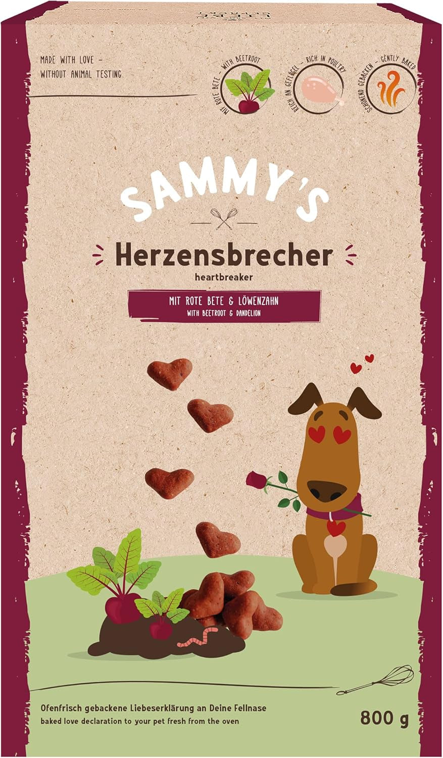 Sammys müslimynt | Krisiga bakade snacks för hundar | 5 kornmüslimynt till din stora lurviga vän (30 kg+) | 1 kg