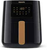 Philips 3000Er Airfryer XL - Rapid Air-teknik, stekning med upp till 90 % mindre fett, kapacitet 1,2 kg, 6,2 liter, pekskärm Vitvaror Naty Shop Schwarz Trådlös anslutning 4,1 L