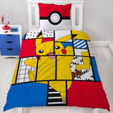 Sängkläder för tonåringar och barn, Pikachu, 100 % bomull Sängkläder - barn Naty Shop