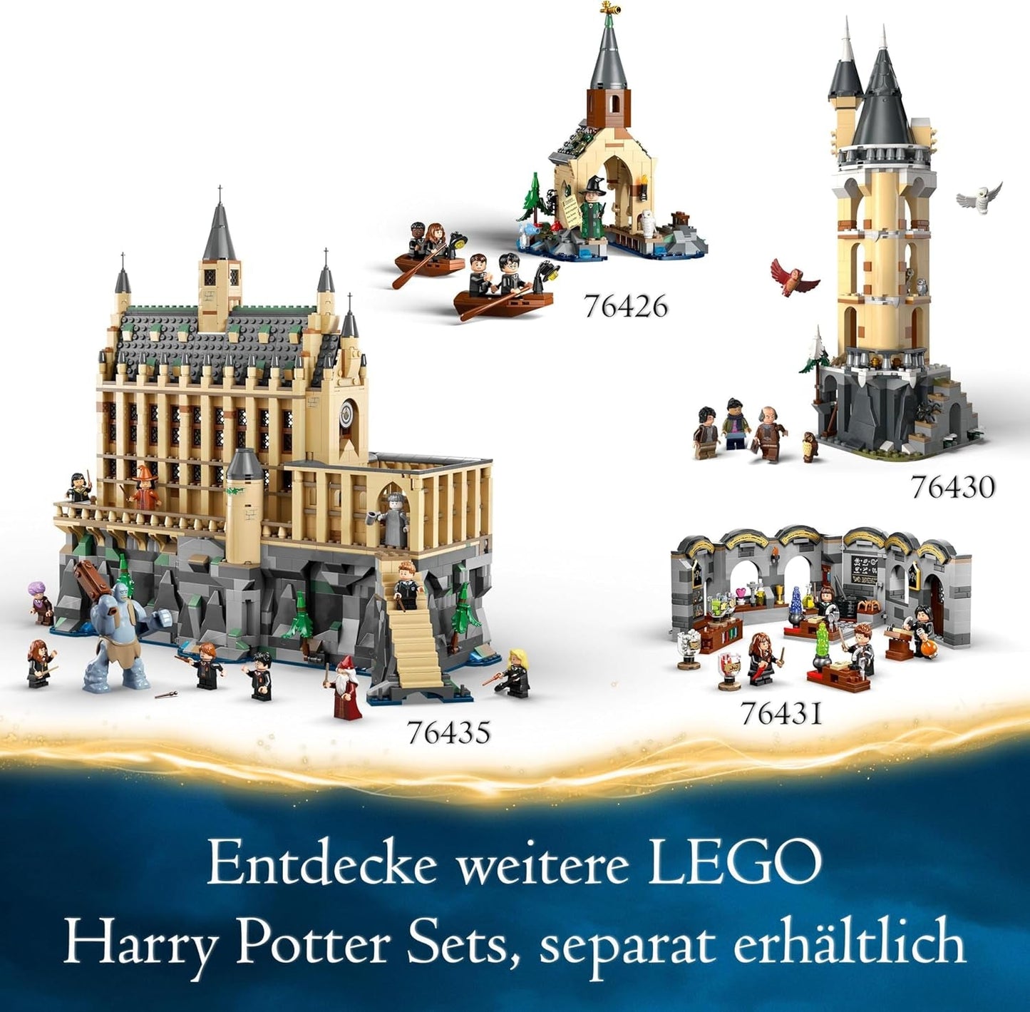 LEGO Harry Potter Ollivanders & Madam Malkins kostymer, Lands Of Diagon Alley, Lekset för barn, Trollkarlsleksaker, Fantasypresenter för tjejer, pojkar och fans från 8 år 76439 Byggset Besuche den LEGO-Store