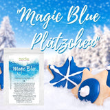 Magic Blue Spirulina Natural Food Color Pulver Blå (Raw Vegan) Mörkblå till Ljus Pastellblå - Phycocyanin Alger Pulver Matfärg - Naturlig matfärg | Pureraw 5G