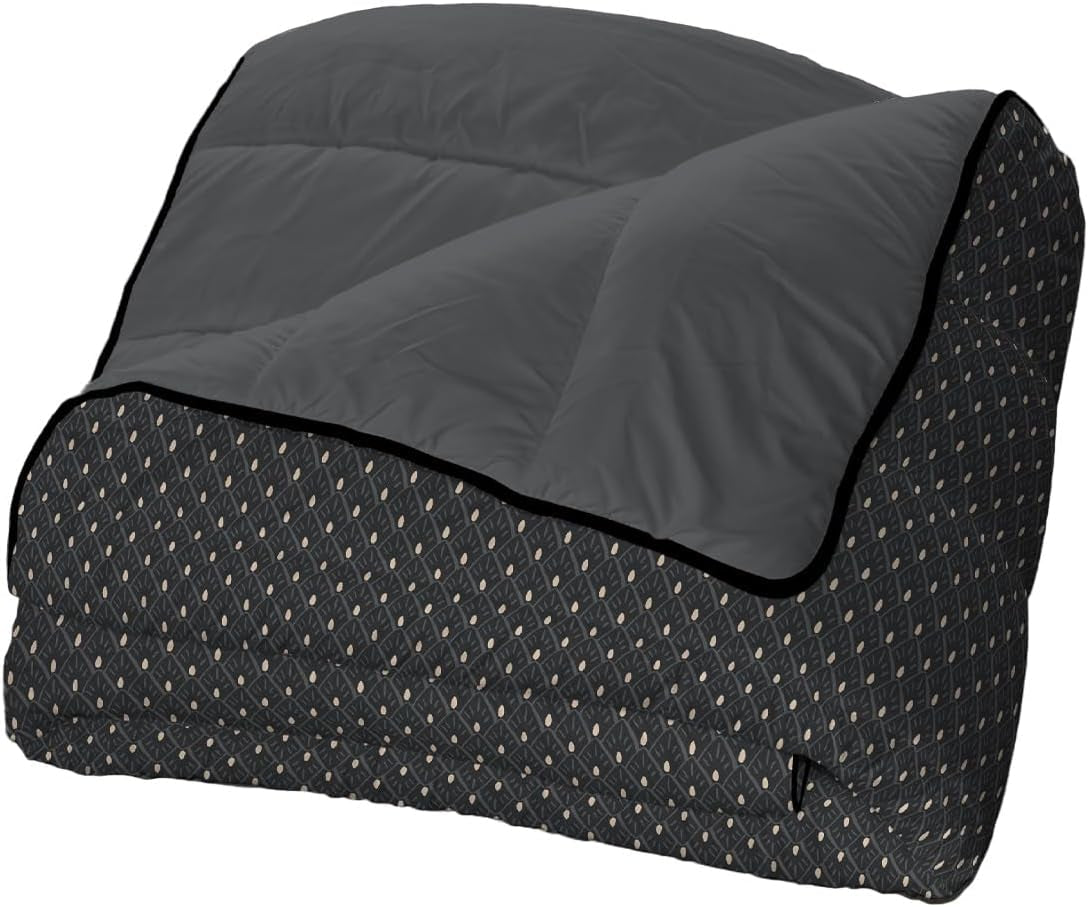 Bleu Câlin Tryckt 1 person Hermance täcke, polyester, blå/grå, 140 X 200 Cm Täcken och täcken Naty Shop