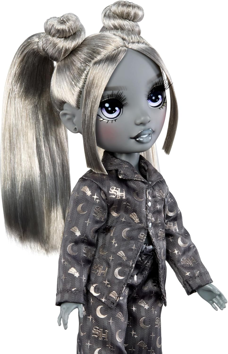 Rainbow High Shadow High Girl's Night - Luna Madison – 28 cm Modepuppe in Grautönen, Graues Haar & Outfit mit Accessoires och Kamm – Für Sammler und Kinder ab 6 Jahren