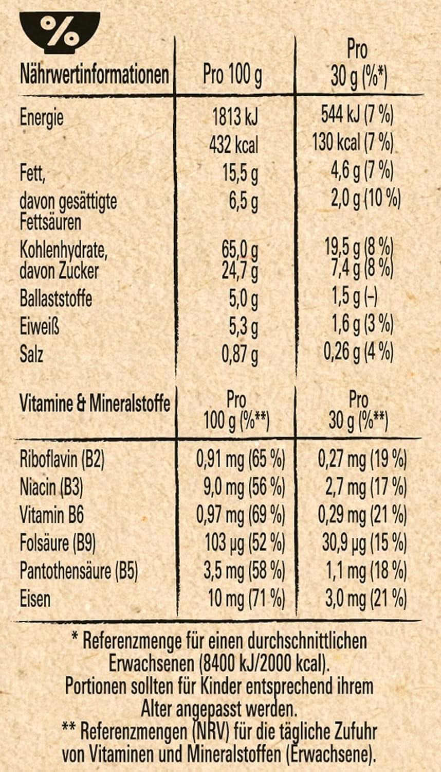 LION Wildcrush flingor, choklad och kola Frukostflingor, förpackning om 8 x 360 gram Naty Shop