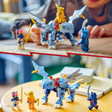 LEGO NINJAGO Riyu The Baby Dragon Drakleksak med 3 minifigurer Byggbar ninjaleksak för 6 år gamla pojkar och flickor Actionpackad present för barn 71810 Byggset Besuche den LEGO-Store