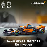 LEGO Speed Champions Mclaren Formel 1 racerbil 2023, leksak för 9+ år gamla pojkar och flickor som gillar att leka självständigt, byggbar fordonsmodell, barnrumsinredning 76919 Byggset Besuche den LEGO-Store