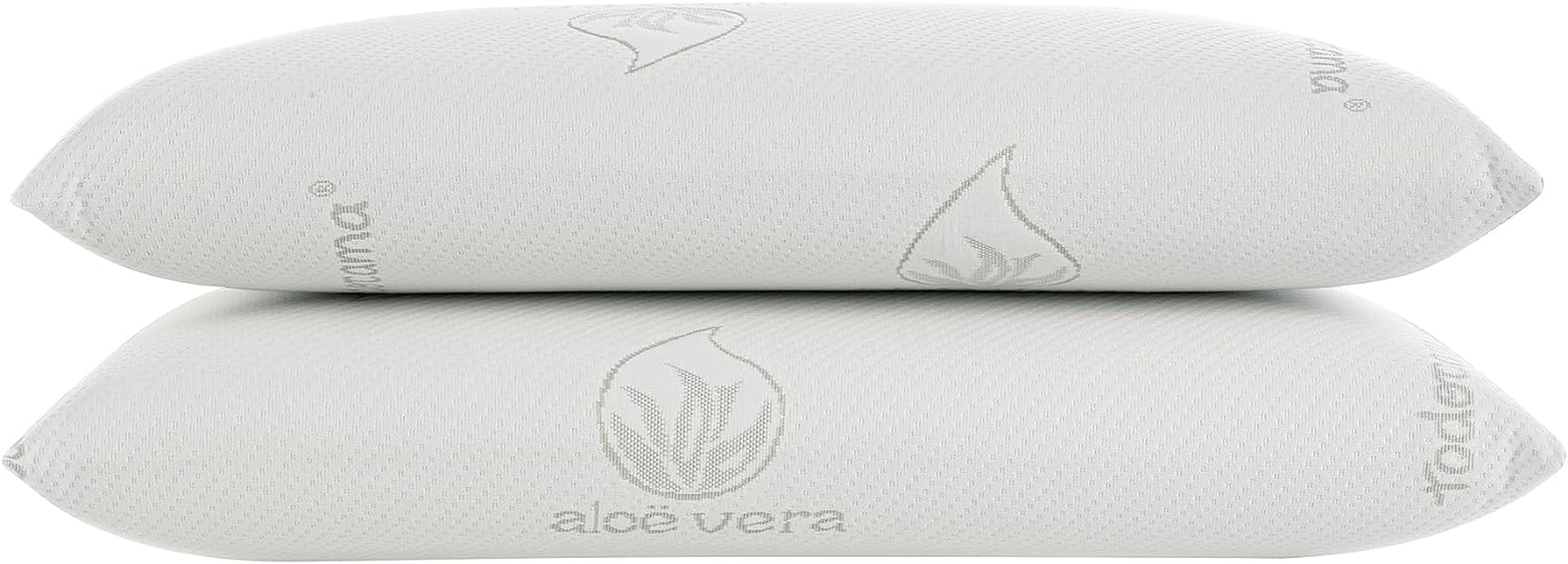 Todocama - Memory kudde, aloe vera, 2 delar, 70 cm, vita Naty Shop standard kuddar