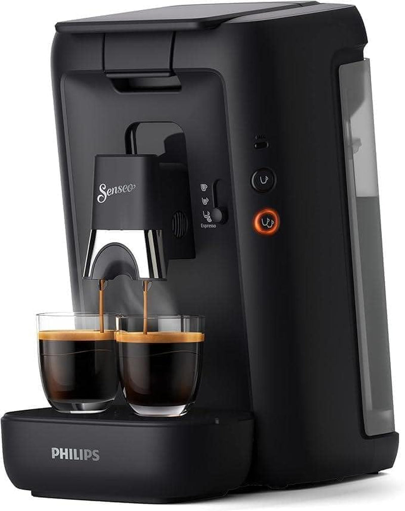 PHILIPS Senseo Maestro kapselespressomaskin - Intense Plus-teknik, högkvalitativ espresso, ekologisk design, 1,2 l vattentank, memofunktion, avkalkningsindikator (CSA260/60)