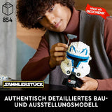 LEGO 75349 Star Wars Captain Rex Hjälmset Clone Wars Samlarmodell 2023-serien Souvenirbit och presentidé Byggset Besuche den LEGO-Store