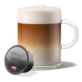 ESPRESTO Latte Macchiato Typ Vanilj, kompatibel med K-fee & ALDI EXPRESSI*, RFA-certifierad, söt & harmonisk, 48 ​​kaffekapslar & 48 mjölkkapslar