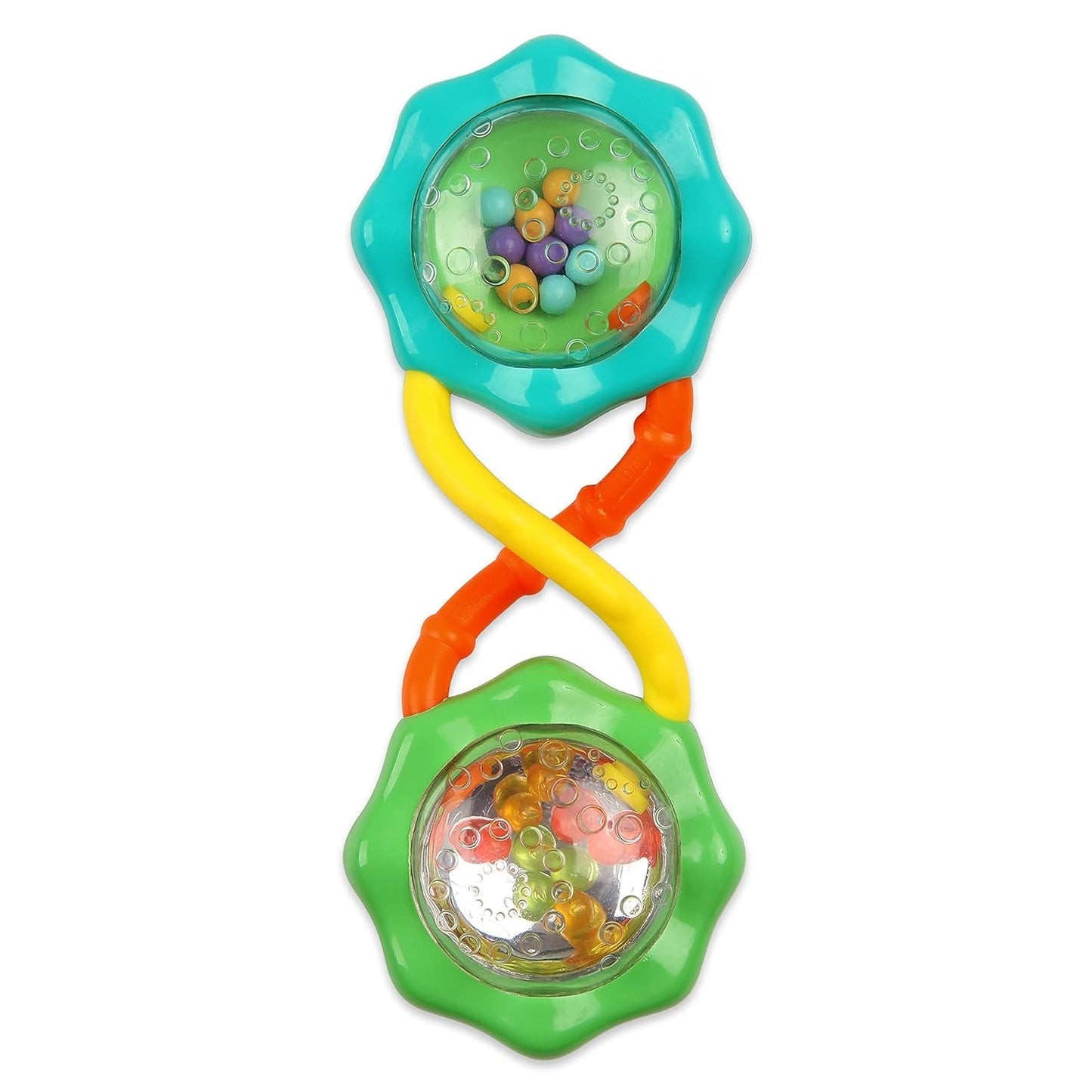 Bright Starts Little Shakers 6-delade presentset - Baby skallror & bitringar BPA-fri Lätt att fånga Unisex Newborn+