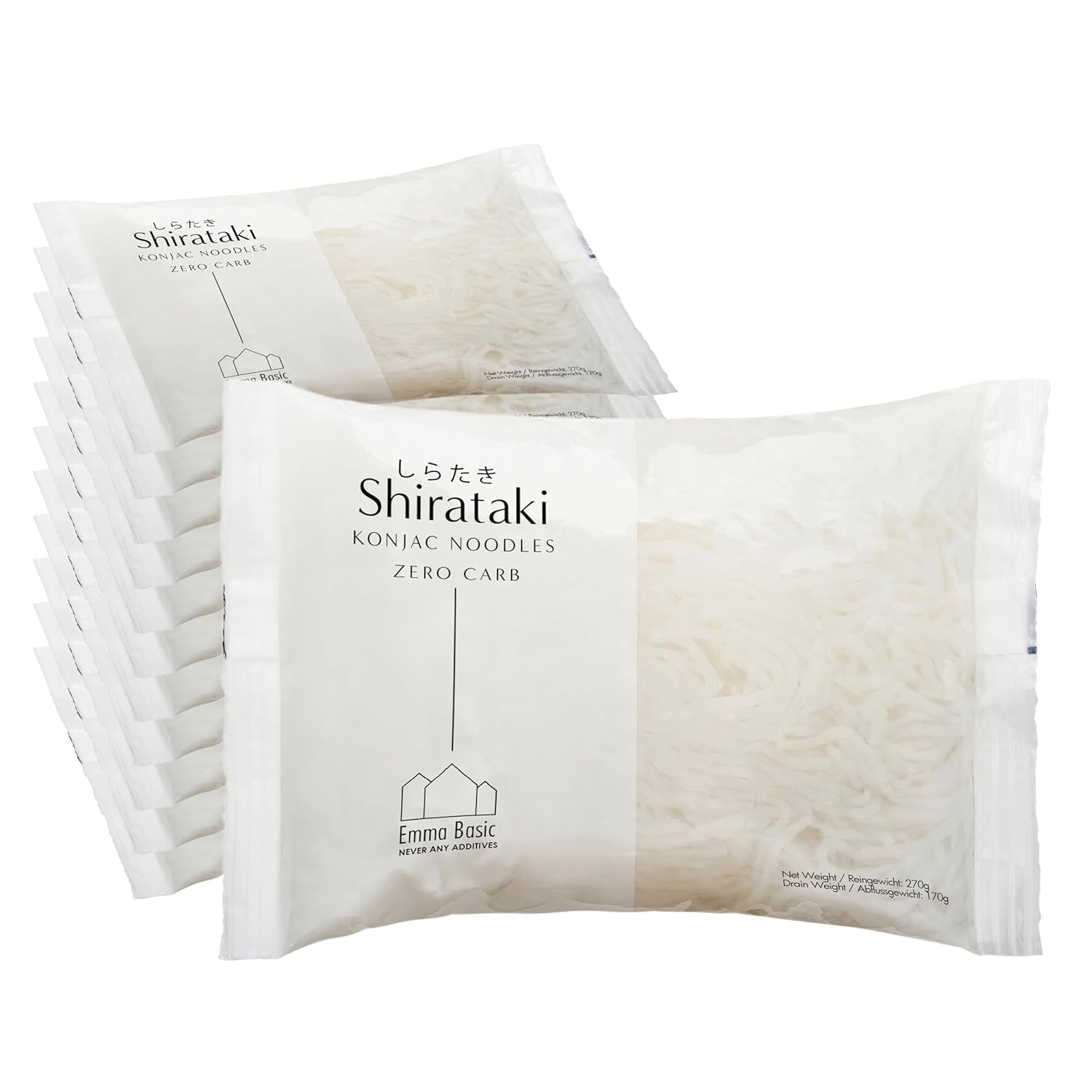 - Shirataki Konjac Nudlar 12x270g | Vegan | Glutenfri
