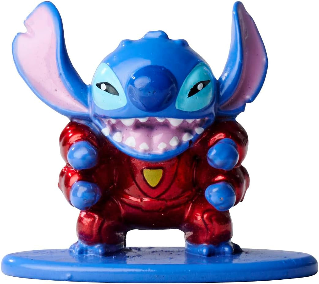 Jada Toys Disney Figure (1X Mystery Figure i Blind Pack) - 1 Surprise Collectible Figure Från 12 Disney Figurer, Nano Metal Figur (4 cm) för barn och fans i åldrarna 3+, serie 2, svarta actionfigurer Naty Shop