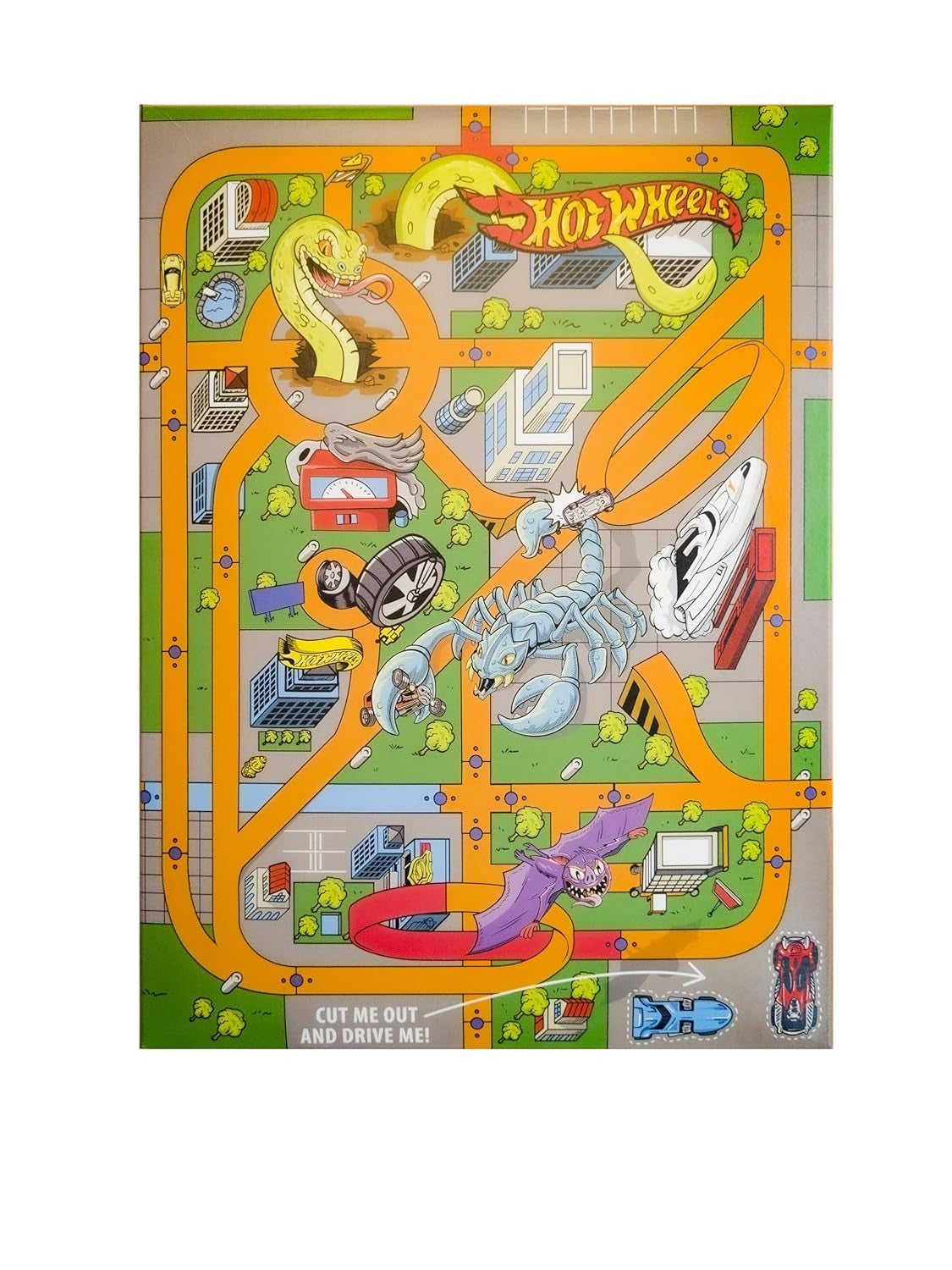 Hot Wheels Honey Loops Crunchy fullkornsfrukostflingor med tillsatta vitaminer, 1 förpackning (1 x 375 g)