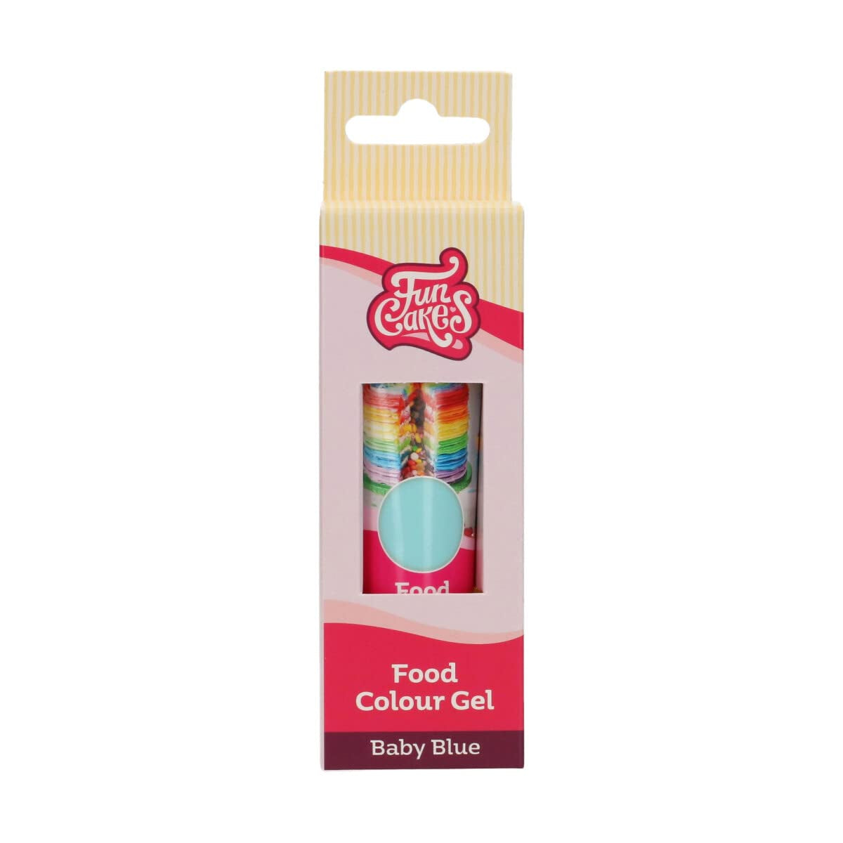 Livsmedelsfärg Funcakes Gel Blue Baby: Högkoncentrerad matfärg för deg, grädde, fondant och marsipan. Enkel dosering. En droppe för att skapa livfulla färger. Halal. 30 g.