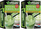 ITO SV Instant Matcha Powder – Sötat Matcha-tepulver i 12g påsar (10 stycken per förpackning) – 1 x 120g (2-pack)