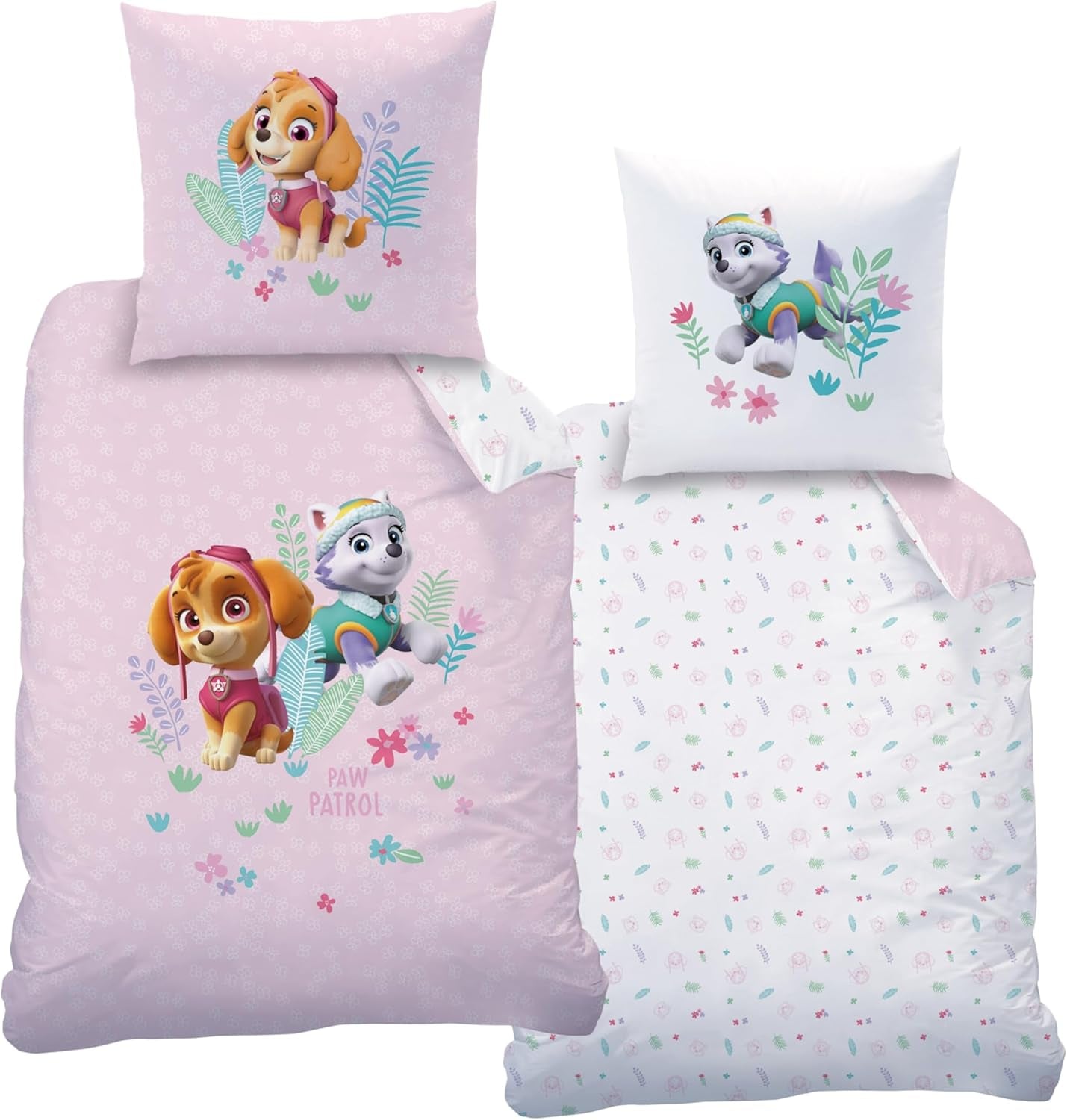 Sängkläder, Paw Patrol, 100% bomull Sängkläder - barn Naty Shop