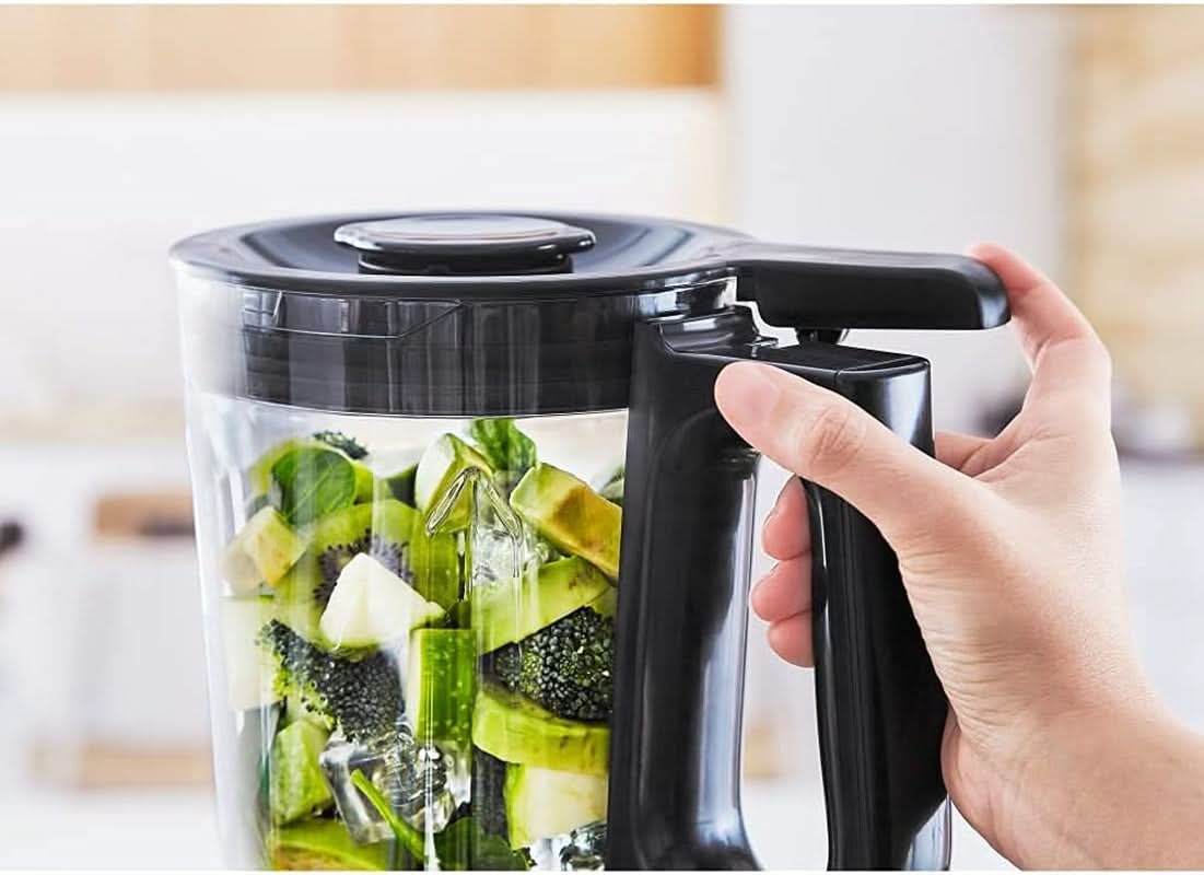 Krups Highspeed - Standmixer Infinymix KB9158 | 1600 W | 5 automatiska program + manuell inställning | Tritanbehälter | Inkl. Rezeptheft | Smoothies, shakes, krossad is | Schwarz Kitchen Naty Shop