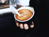 Espresso Kaffeebohnen stark 500g, Barista Kaffee schokoladig und säurearm, Espressobohnen, Bohnenkaffee mit Arabica und Robusta, fin Crema, idealisk för Cappuccino