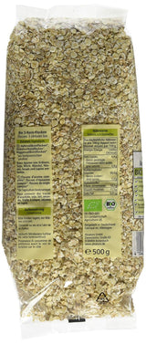 Bio 3-Korn Flocken, 500 G Spannmål Naty Shop