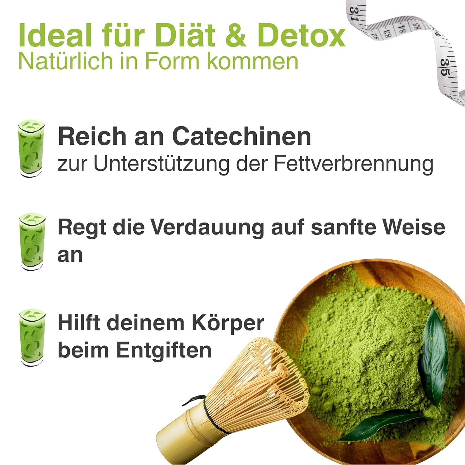 Bohyang Garden Matcha Powder 100g – Premium Green Tea från Sydkorea | Finmalen och rik på tradition | För lattes, smoothies, bakning och personliga vårdritualer | Matcha pulver i återförslutningsbar påse