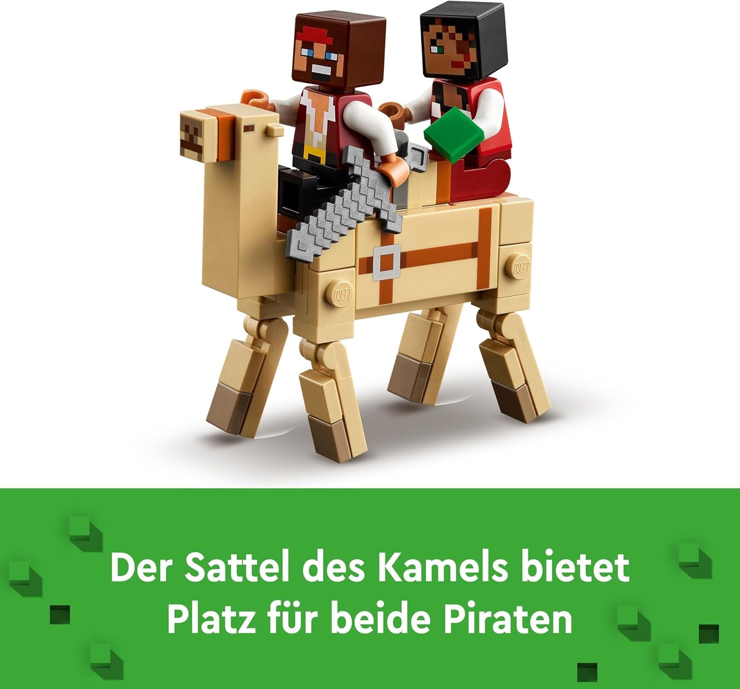 LEGO Minecraft Piratskeppet Voyage Bläckfisk och kamel Piratfigur Leksaksskeppsbyggnad Rollspel Present för pojkar och flickor 8 år 21259 Byggset Besuche den LEGO-Store