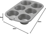 Wilton 445291 445291 Jumbo muffinsform, non-stick beläggning, 6 hål, 4,5 X 22,2 X 34,2 cm, stål Bakformar och plåtar Naty Shop