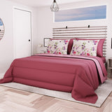 PETTI Artigiani Italiani - Vintertäcke för dubbelsäng, maxi, monokrom, dubbelsidig, vit, grå, 100% Made in Italy Täcken och täcken Naty Shop Plum Sängstorlek 100X200: [Quilt 170 X 260 Cm]