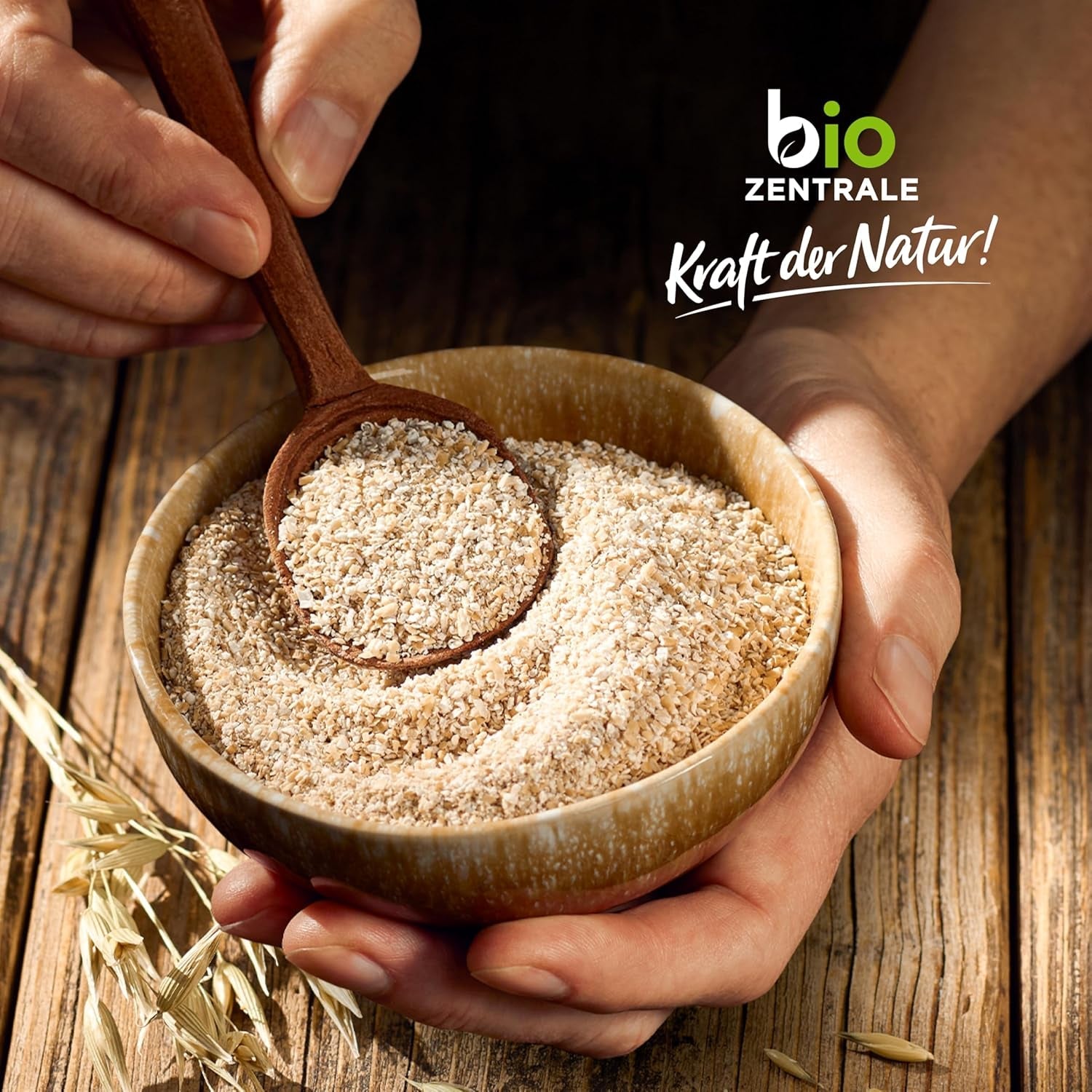 Biocentral ekologisk havrekli 1 kg | Fördelaktigt paket | Proteinkälla med hög fiber | Naturligt vegansk | Från EU:s jordbruk | Lågt sockerinnehåll