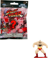 Jada Toys Street Fighter-figur (1X Mystery Figure i Blind Pack) - Detaljerad Nano-samlarfigur (4 Cm), 1 av 13 Metal Street Fighter-figurer för fans och samlare i åldern 3+, Wave 1 Actionfigurer Naty Shop
