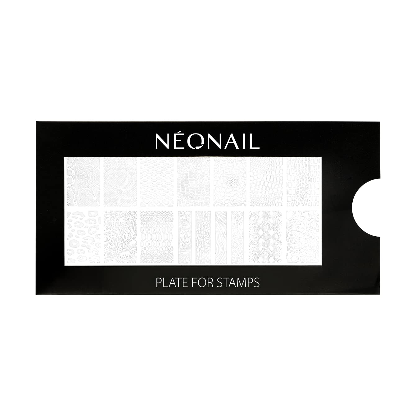 NÉONAIL Nagel Stempel Mit Schaber - Nägel Selber Machen - Nail Art Stämpel - Nageldesign Für Nagel Schablone - French Nails Stempel - Silikon Nagelstempel