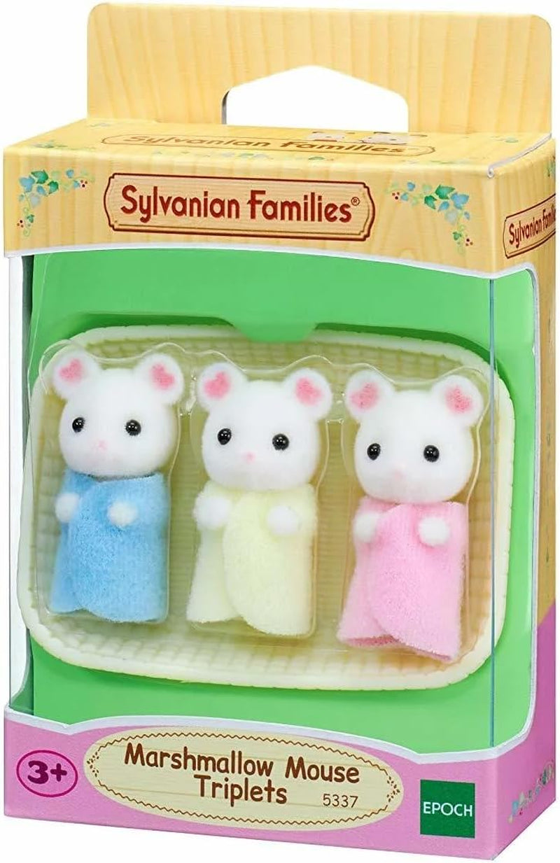 Sylvanian Families L5337 Marshmallow Mouse Triplets - Dollhouse Figures Naty Shop Dolls Standardtitel