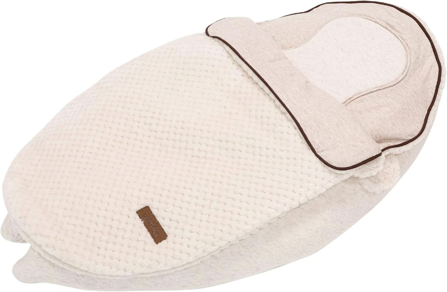 Multifunktionell amningskudde, 4 i 1, Soft Nova, beige, enkel kudde: 202 cm, fåtölj, 40 X 75 X 22 cm Tillbehör Mat och Amning Bebe Naty Shop