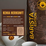 Ormado Coffee House, kaffekapslar, patenterade Kenya-kaffebönor - Arabica och Robusta-blandning, hela kaffebönor för helautomatiska kaffemaskiner, rostade bönor, helkaffe 1 kg, helautomatisk