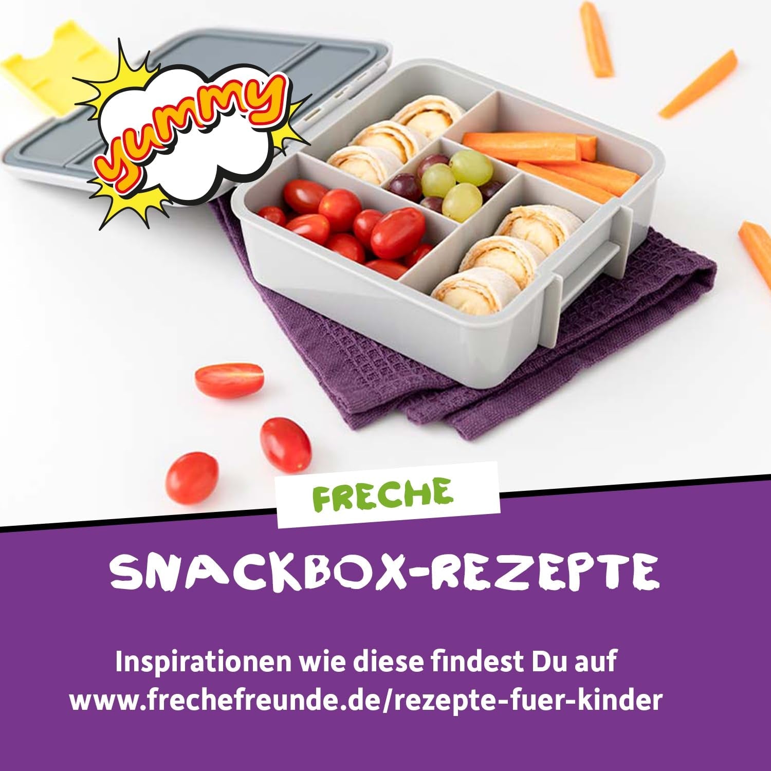 FRECHE FREUNDE KIDS, Bobs & DIKKAs Crunchy Banana Cacao Müsli, Crunchy Chocolate Müsli för barn, Lågt socker, Inga tillsatser, 100 % vegansk, 6 bitar (6 x 280 g)
