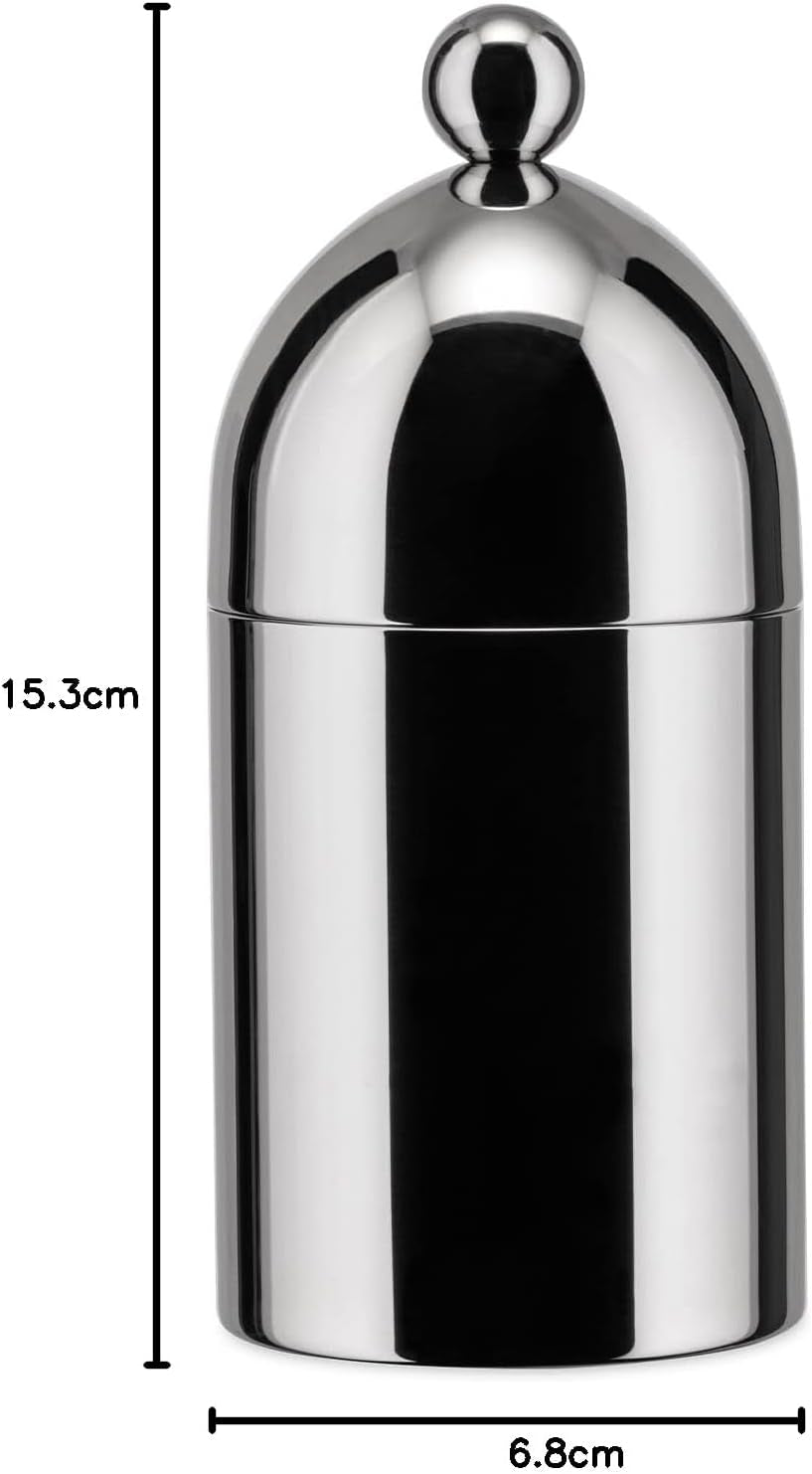 Alessi 90024 tekanna med sked, gjord av 18/10 rostfritt stål, polerad till hög glans