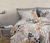 MARIMEKKO Queen Sängkläder Set, Bomull Percale Sängkläder med matchande örngott, Heminredning året runt (Pieni Letto, Flerfärgad, Queen size-säng) Naty Shop Täcken och täcken