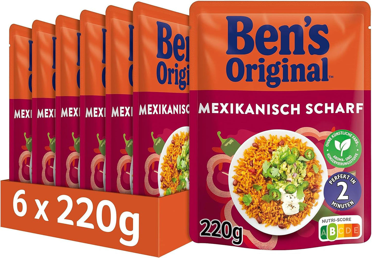 BEN'S ORIGINAL™ mexikanskt expressris 6 x 220 g