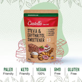 Stevia + Erythritol 1:3 Sötningsmedel, 1G = 3G Socker, 850 gram Sötningsmedel Naty Shop