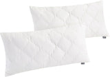 Traumnacht Bambukudde med bambufibrer, hypoallergen, antibakteriell Kuddset med dragkedja, bestående av 2 kuddar 40X80Cm, Oeko-Tex certifierad, utvecklad i Tyskland Naty Shop standardkuddar 40 X 80 Cm Kudde