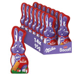 Milka Smiling Bunny Biscoff – delikat påskhare med choklad och bitar av Lotus Biscoff-kex – 95g