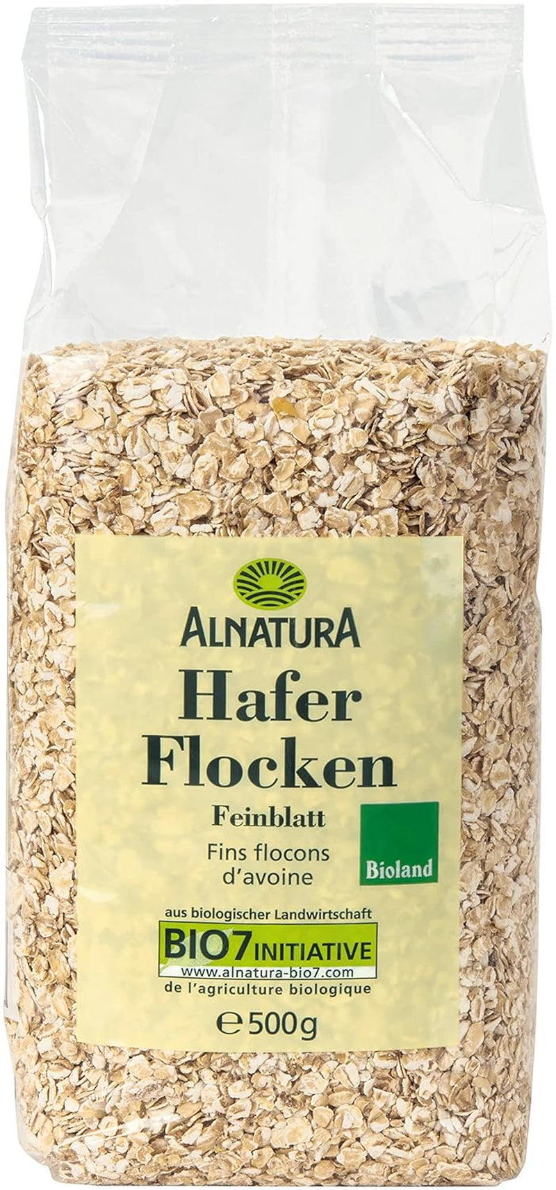 Ekologisk havregryn, små flingor, 500g (1 förpackning)
